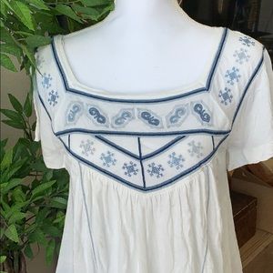 Free people embroidered blouse